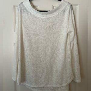 Impressions Off the Shoulder White Long Sleeve